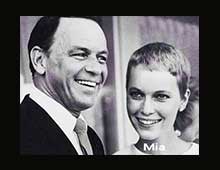 Mia farrow and Frank Sinatra